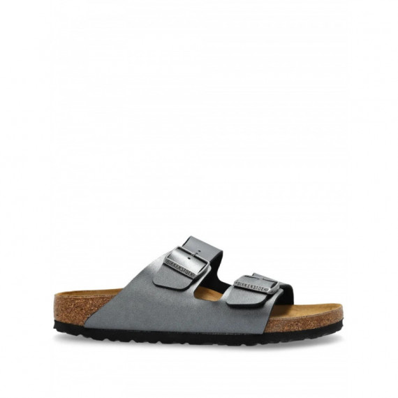 BIRKENSTOCK - ARIZONA BIRKO-FLOR - METALLIC BLACK - 1029224/METALLIC BLACK