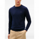 TOMMY HILFIGER - SEASONAL STRUCTURE CNECK - C1G - F|MW0MW41643/C1G