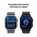 Apple Watch Ultra 3 (2025) 5g 49mm Natural Titanium Case-Anchor Blue (MEWH4QF/A)