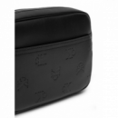 Pouch Calvin Klein negro estampado CK