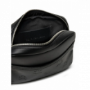 Pouch Calvin Klein negro estampado CK