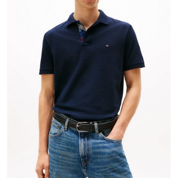 Polo Hilfiger Placket azul marino