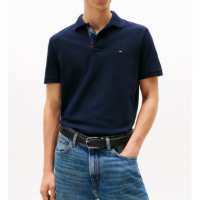 Polo Hilfiger Placket azul marino