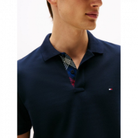 Polo Hilfiger Placket azul marino
