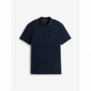 Polo Hilfiger Placket azul marino