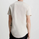 Camiseta Calvin Klein Badge beige