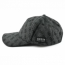 Gorra Guess gris oscura estampado 4G