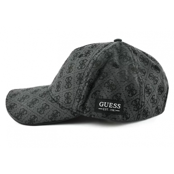 Gorra Guess gris oscura estampado 4G