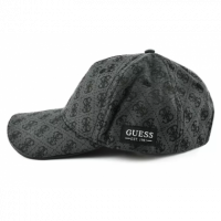 Gorra Guess gris oscura estampado 4G
