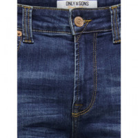 Vaqueros Hombre Vaqueros ONLY & SONS Onsweft Regular Medium Blue Denim