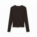 Camisetas Mujer Top VERO MODA Chloe Chocolate Torte