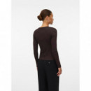 Camisetas Mujer Top VERO MODA Chloe Chocolate Torte