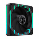 VENTILADOR GM 12CM ADICIONAL GAMING CLAW CHASIS ARGB SILENCIOSO BLACK