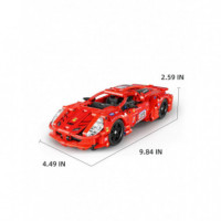 iMMaster Coche de carreras rojo - 437pzas. Para construir