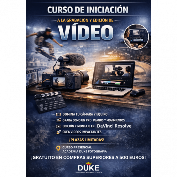 CURSO DE INICIACIÓN A LA GRABACIÓN Y EDICIÓN DE VÍDEO
