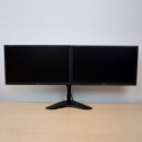 Soporte Brazo EWENT Mesa Monitor Doble Monitor con Peana 13"-32" Ref: EW1536