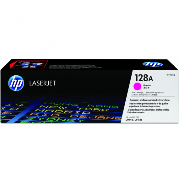 Toner HP 128A Laserjet Pro Serie CM1415 Cp 1525N 1520 Magenta 1.300 Pag.