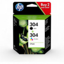 Pack Tinta HP Nº304 Negro-color Deskjet 3720 (3JB05AE)