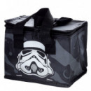 Bolsa Refrigerante Plastico Reciclado Star Wars Stormtrooper Negro