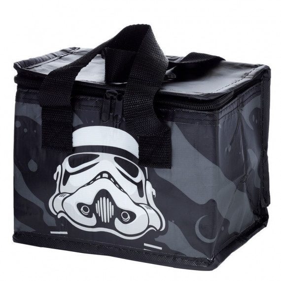 Bolsa Refrigerante Plastico Reciclado Star Wars Stormtrooper Negro