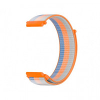 Correa Reloj SAVEFAMILY Tela Rayas Naranjas para Savewatch y Senior Enjoy Superior P