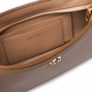 Bolso de hombro con herraje con logo monograma