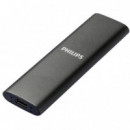 Disco SSD Externo Philips 1TB USB-C/USB 3.0 540MB Ultra Slim Gris