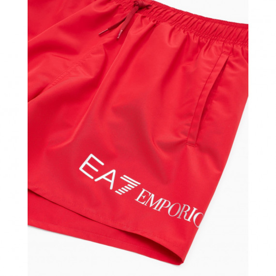Bañador de largo medio con logotipo de EA7