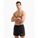 Bañador de largo medio con logotipo de EA7