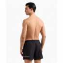 Bañador de largo medio con logotipo de EA7