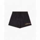 Bañador de largo medio con logotipo de EA7