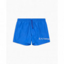 Bañador de largo medio con logotipo de EA7