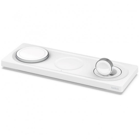 Belkin Base de Carga Inalámbrica Pro con Magasafe 3-1 Blanca WIZ016VFWH