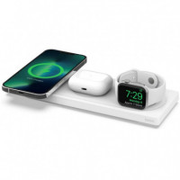 Belkin Base de Carga Inalámbrica Pro con Magasafe 3-1 Blanca WIZ016VFWH