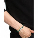 Pulsera Cuero Verde  LACOSTE
