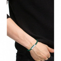 Pulsera Cuero Verde  LACOSTE
