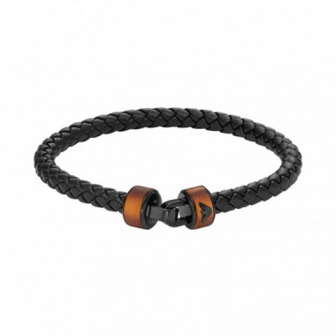 PULSERA PIEL TRENZADA