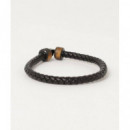 PULSERA PIEL TRENZADA