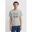 Wood Wood Camisetas Hombre Camiseta Ace Double Trouble