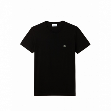 Lacoste Camisetas Hombre Camiseta de algod&oacute;n con cuello redondo para hombre
