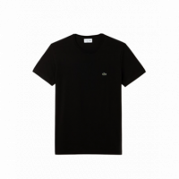 Lacoste Camisetas Hombre Camiseta de algodón con cuello redondo para hombre