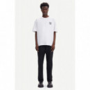 Samsøe Camisetas Hombre Camiseta Good Luck 11725