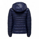 Only Chaquetas Mujer Chaqueta Acolchada Tahoe Maritime Blue
