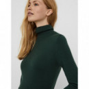 Vero Moda Jerséis y Sudaderas Jersey Cuello Alto Pine Grove Happiness