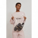 Ichi Jerséis y Sudaderas Sudadera Vea Light Lilac