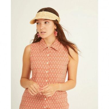 Blusas y Camisas Camisa Xantik Sin Mangas Ceramic