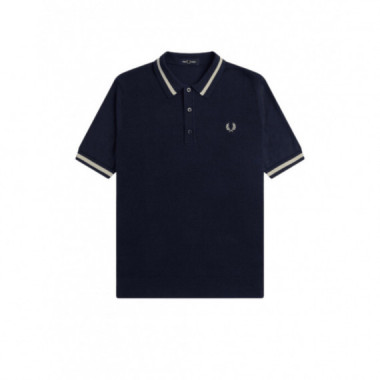 Polos Polo Fred Perry de punto con frente texturizado