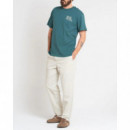 Camisetas Hombre Camiseta Deus Ex Machina Layback Jasper Green