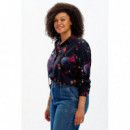 Sugarhill Brighton Camisas y tops Camisa Sugarhill Catrina Black Colourful Universe