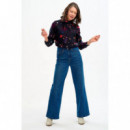 Sugarhill Brighton Camisas y tops Camisa Sugarhill Catrina Black Colourful Universe